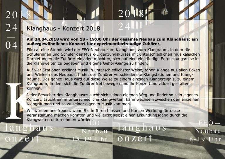 Klanghaus-Konzert 2018