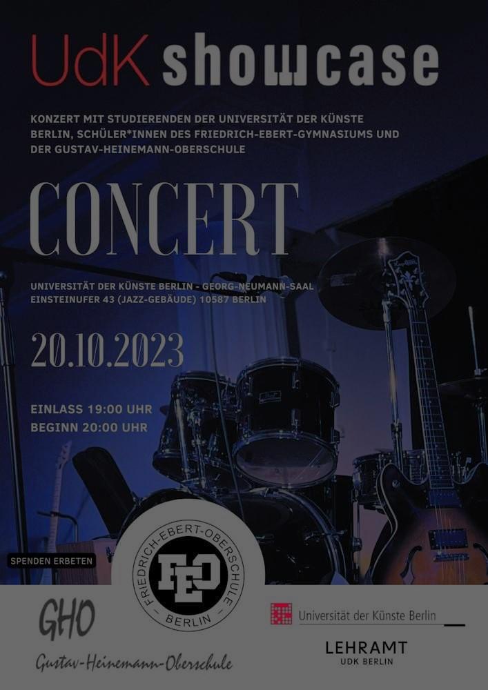 20. Oktober: Showcase-Konzert