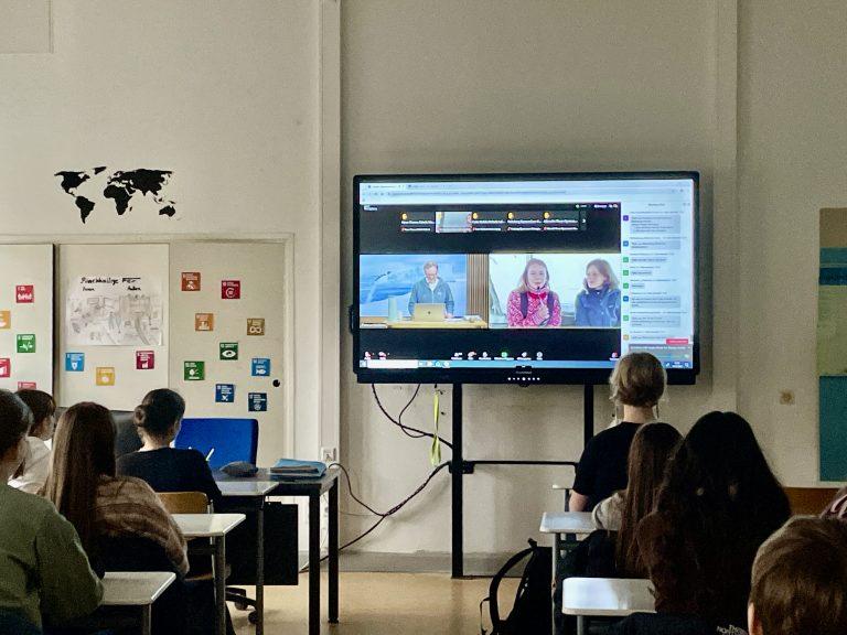 Live-Schalte in die Antarktis – FEO-Schüler*innen im Globalen Klassenzimmer