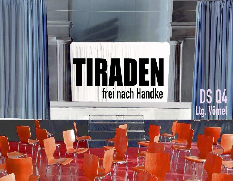 27.-29. Januar: Theater-Projekt „TIRADEN“