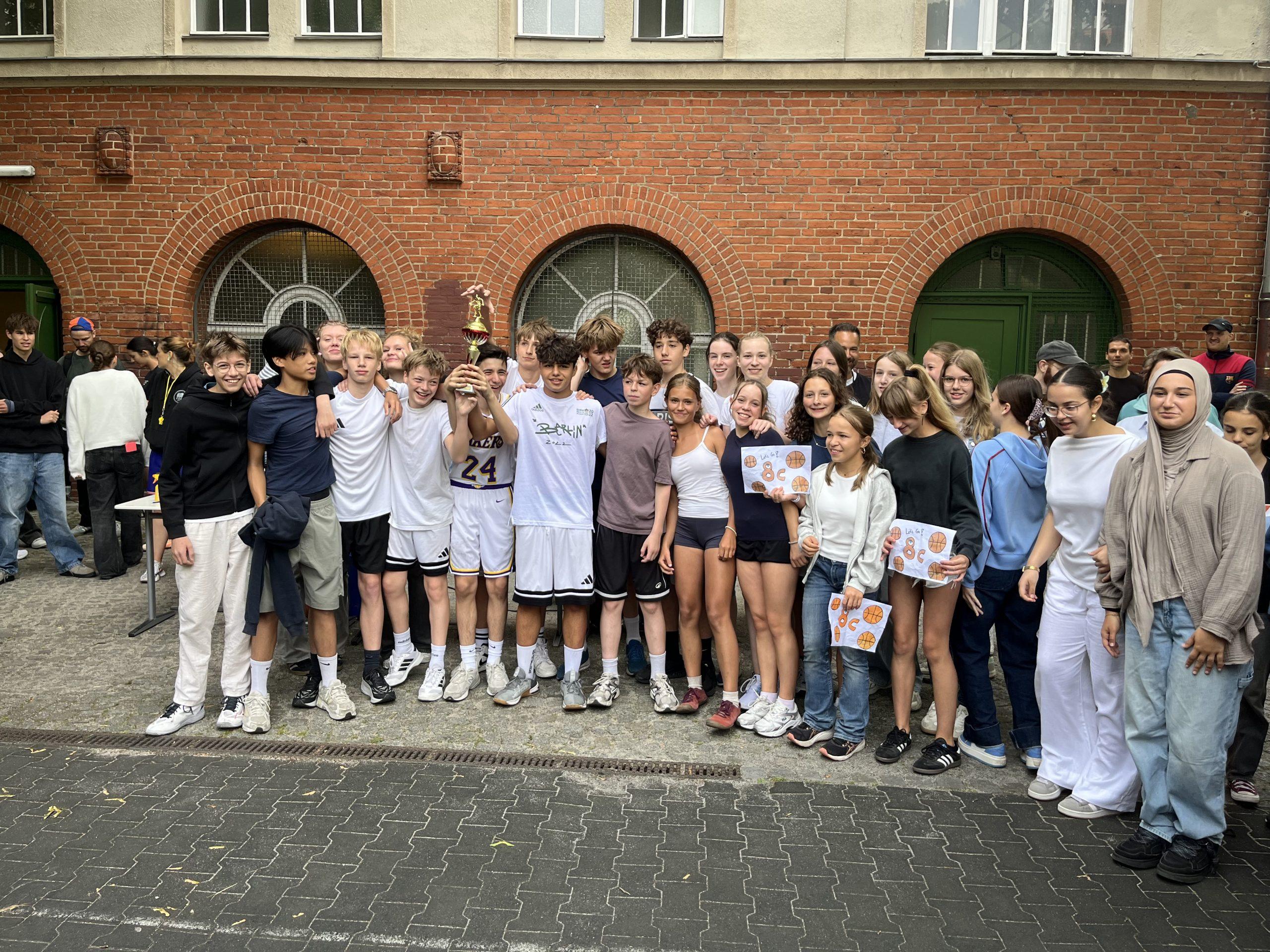 Klasse 8c: Sieger der Jahrgangsstufe 8